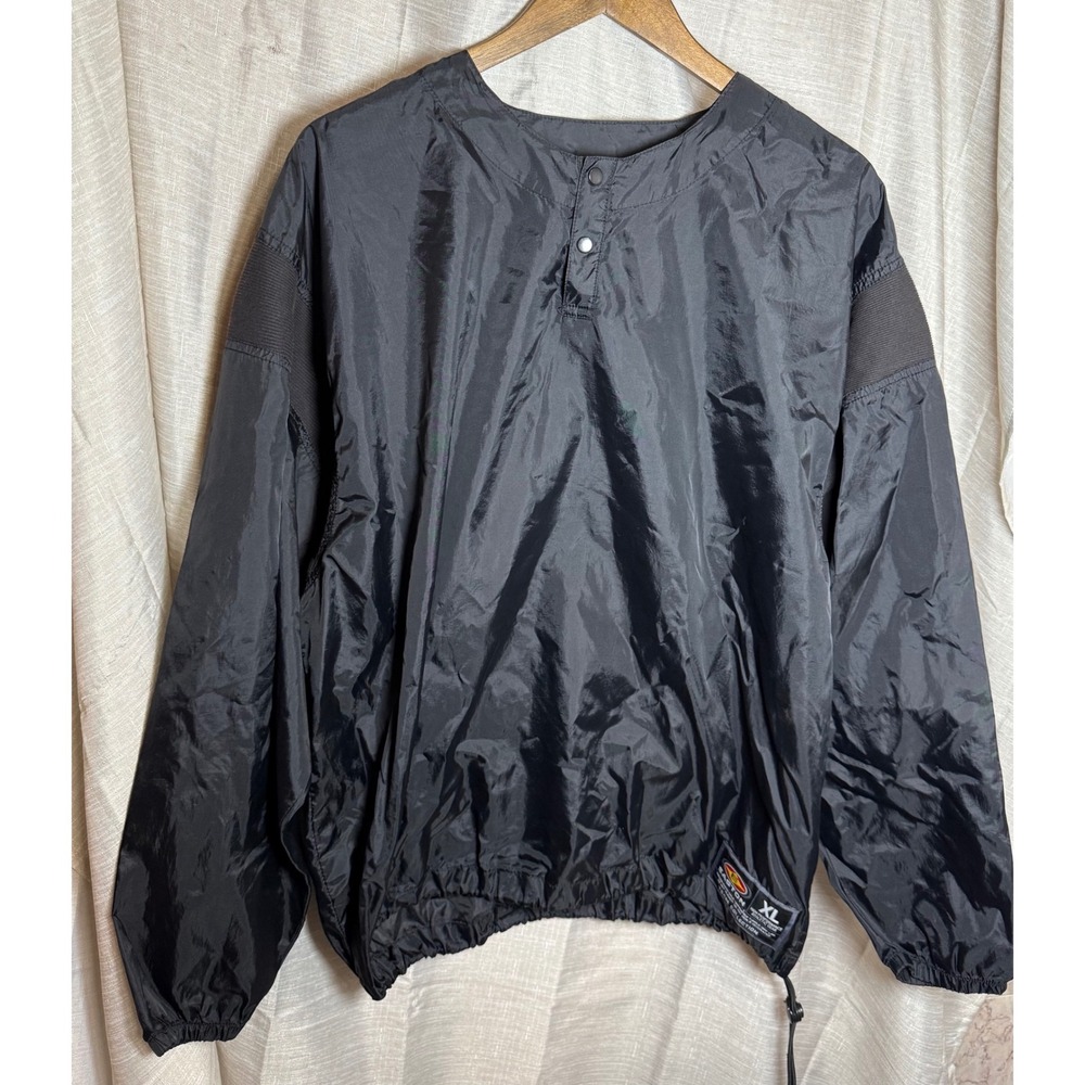 Easton Baseball Softball Training Batting Jacket Retro Black XL NWOT